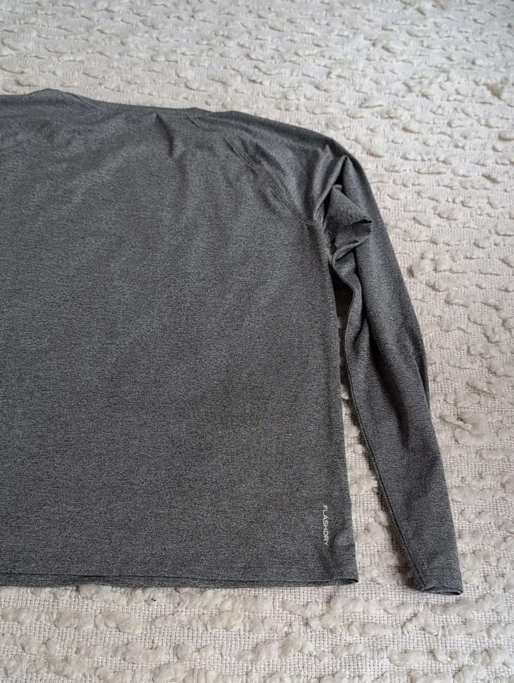 The North Face Kids' Gray Long Sleeve Short Sleeve UPF Tee Be A Good Person